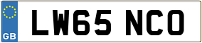 Truck License Plate